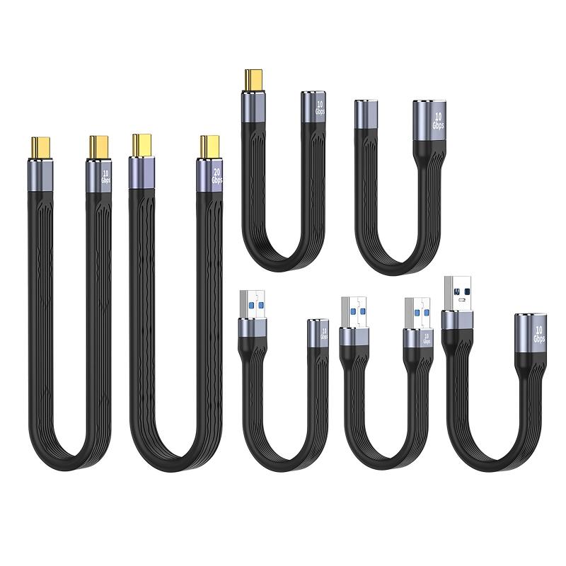 3 Usb Type-C Cable Featuring Usb-C To Usb-C End Connections  3 Cable 10/20 Gbps Data Transfer