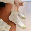 Women's Spring and Summer Thin Sweat-absorbing and Breathable Bamboo Cotton Edge Boat Socks Boneless Short Socks Versatile Women's Socks