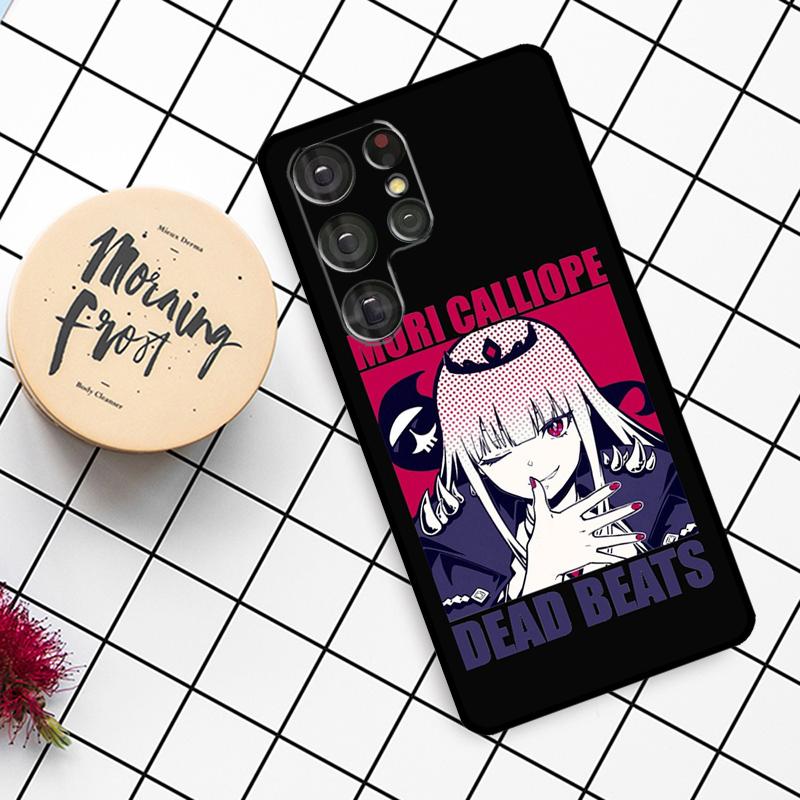 Mori Calliope Hololive Case For Samsung Galaxy S25 Ultra S20 S21 S22 S23 S24 Ultra S9 S10 Plus S25 FE Phone Cover