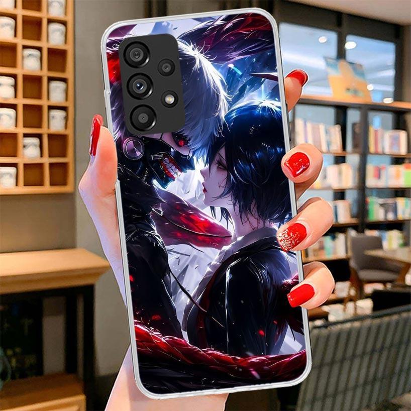 G-Ghoul Tokyo Touka Kirishima Phone Case For Samsung Galaxy A12 A22 A32 A52 A72 A02S Phone Case Note 20 Ultra 10 S10 Plus A51 A7