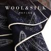 Light luxury retro silk silk scarf women's new autumn and winter warm silk wool square scarf versatile high-end silk wool shawl