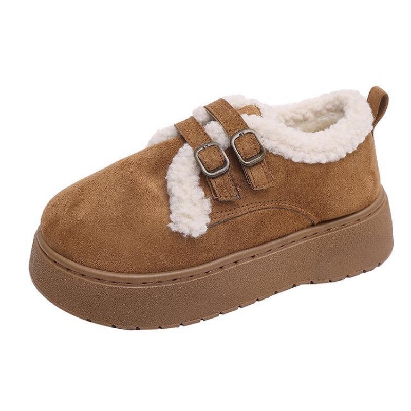 

Модные теплые хлопковые ботинки большого размера для женщин, новые ретро-зимние сапоги для женщин 42 верблюд