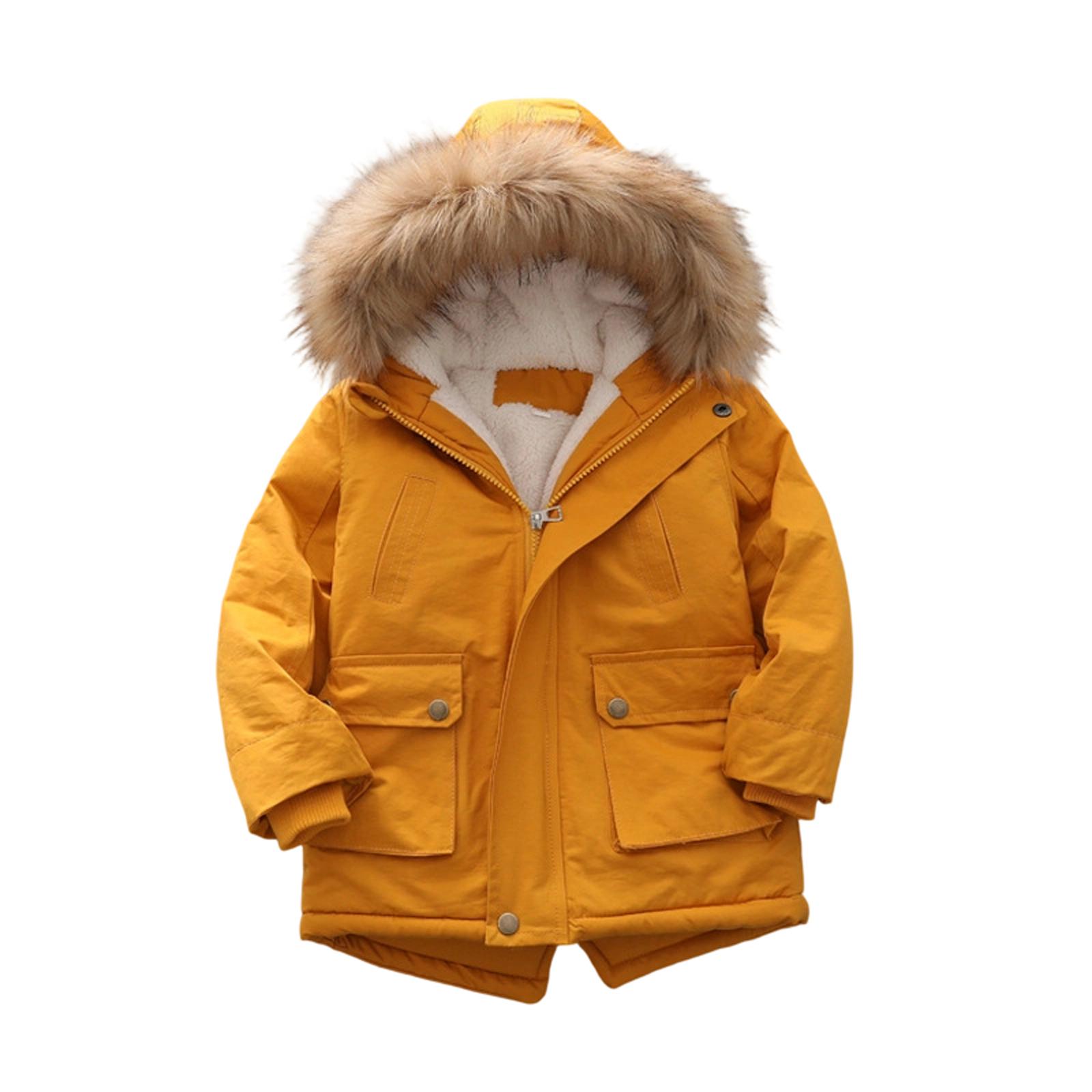 

Children s Fashionable Coat 140 жёлтый