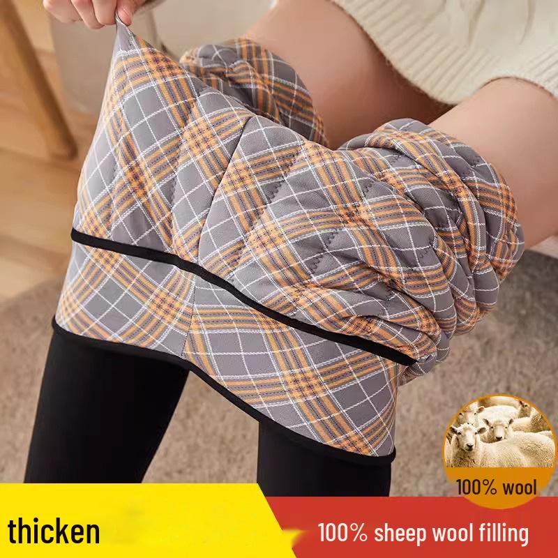

Women s High-Waisted Winter Pants: Wool, Cotton, Silk Blend, Fleece-Lined for Extra Warmth Extra Thick Stirrup XXL