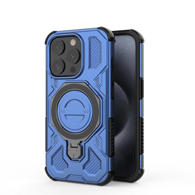 Magnetic Armor Case For iphone 15 Pro Cases apple iphone 15 Pro iphone 15 Pro Max Cover Magsafe Wireless Charging Phone Cover