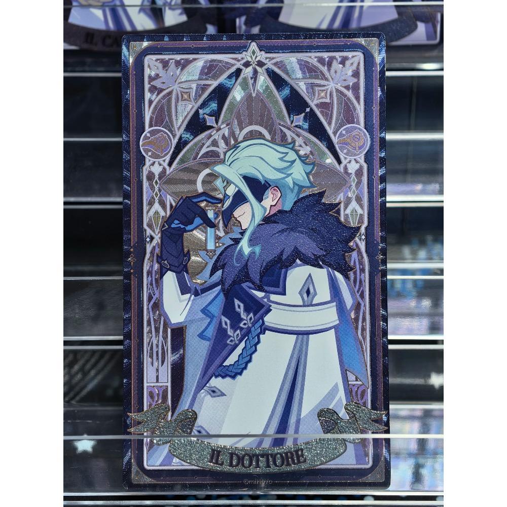 Fatui Dottore The Doctor Genshin Impact miHoYo Official Frost Flame Series Combinable Light-Diffusing Acrylic Stand,badge,chibi