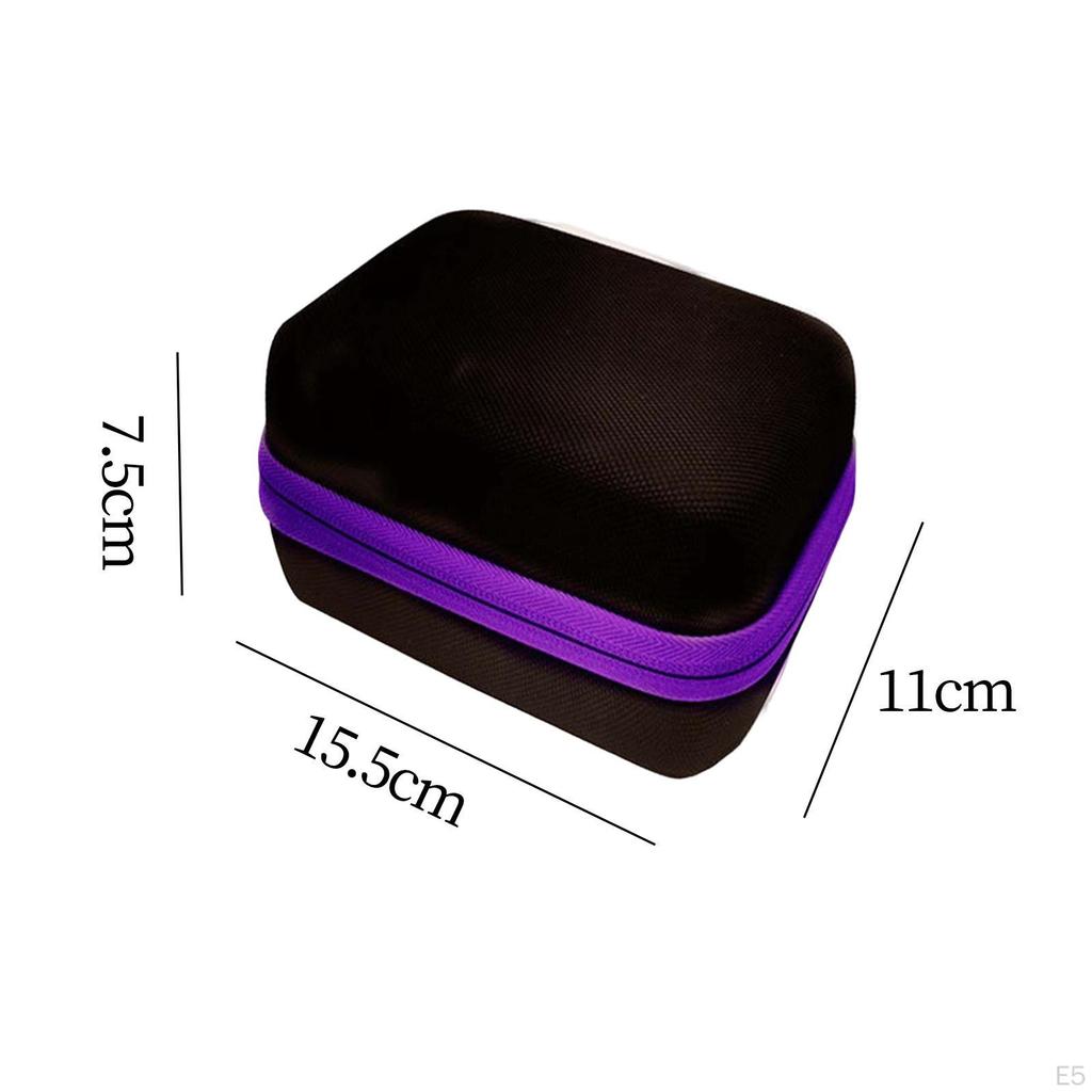 12 Slots Essential Oil Carrying Case Storage Bag Holds 15ml Bottles, Nail Box