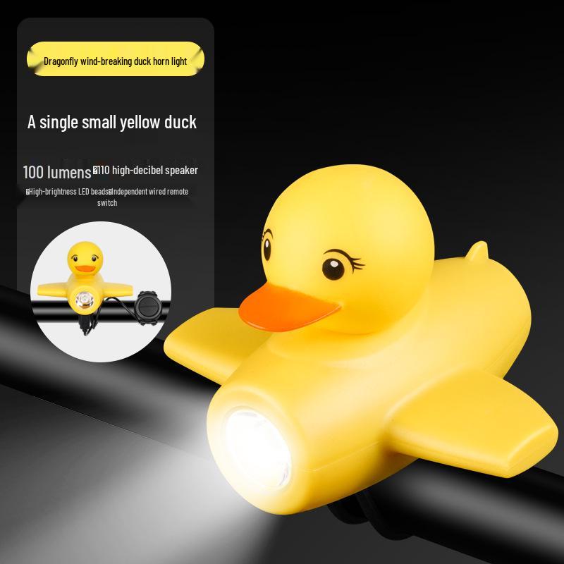 Children s Duck Bicycle Light & Horn - Extra Loud & Bright for Night Riding