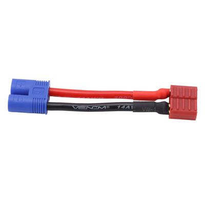 Złącze RC Miękki Silikonowy Przewód Kształt T Wtyk Żeński do Wtyku Męskiego EC3 Adapter do Sterowania Zdalnego