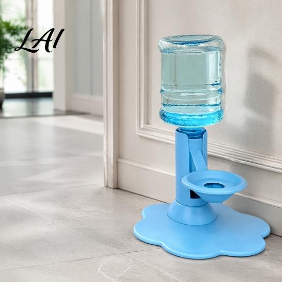 Abbeveratoio Automatico da Interno per Cani Dispenser d'Acqua per Gatti a Gravità Serbatoio 640ml Ciotola Ricaricabile Rialzata Sicura Plastica Fornitura per Animali Domestici Idratazione Senza Mani