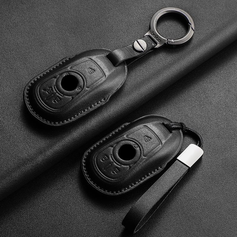 Leather Car Flip Key Case Cover For Buick Lacrosse Envision Excelle Encore Regal Enclave Verano Sportback Tourx Cars Key Shell