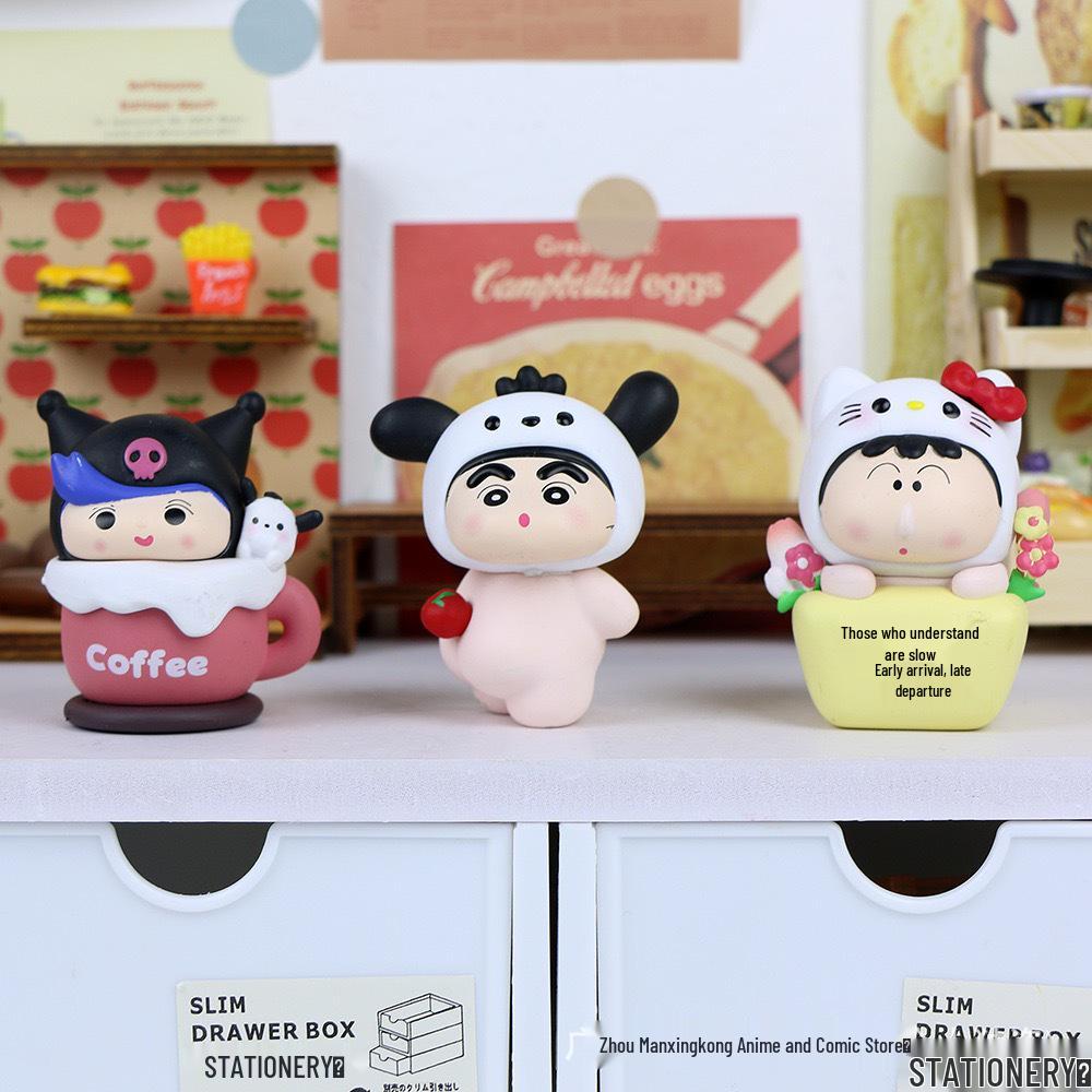 Sanrio Crayon Shin-chan Creative Cartoon Figure Ornament - Crayon Shin-chan Series