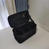 Square Solid Color Makeup Organizer Bag for Cosmetics and Accessories with Luggage Sleeve