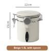 Stainless Steel Coffee Canister Coffee Bean Storage Airtight Containers with Date with Spoon Vent Valve Kitchen Food Storage Jar