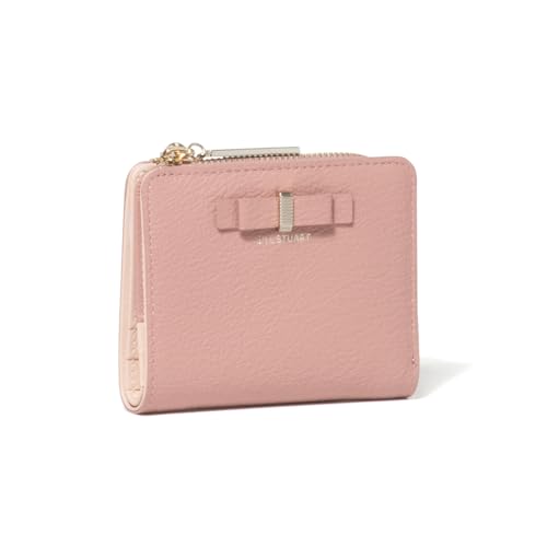 Jill Stuart Misty Women's Long Wallet with Ribbon Motif, Feminine Design, Pink (JSLW4CS2)