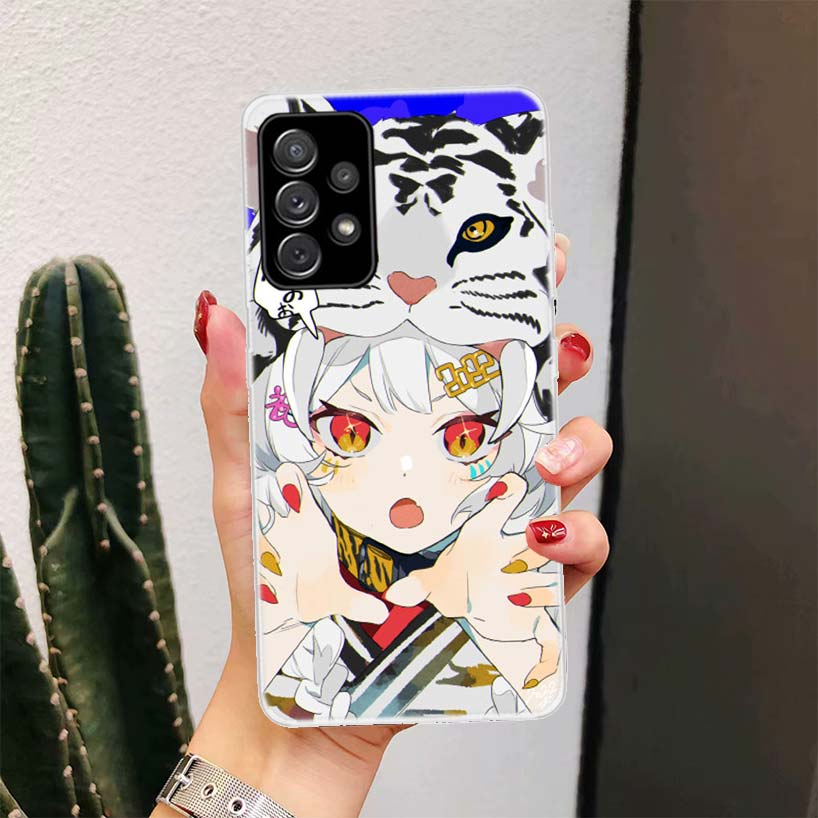 Cute Anime Girl INS For Samsung Galaxy A51 A50 A71 A70 Phone Case A40 A41 A30 A31 A20E A21S A10 A11 A01 5G A6 A8 + A7 A9 Plus