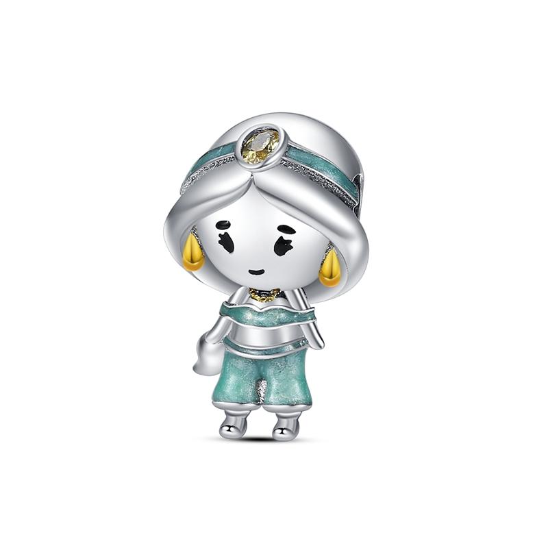 On Sale Charms Little Girl Boy Charm Princess Prince Dog Cat Beads Fit Original Bracelet Jewelry Child Gift