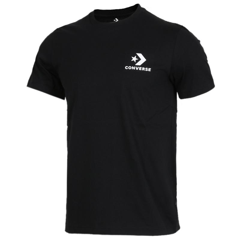 Converse Star Chevron T Shirt Men s Black 10008752-A01 S