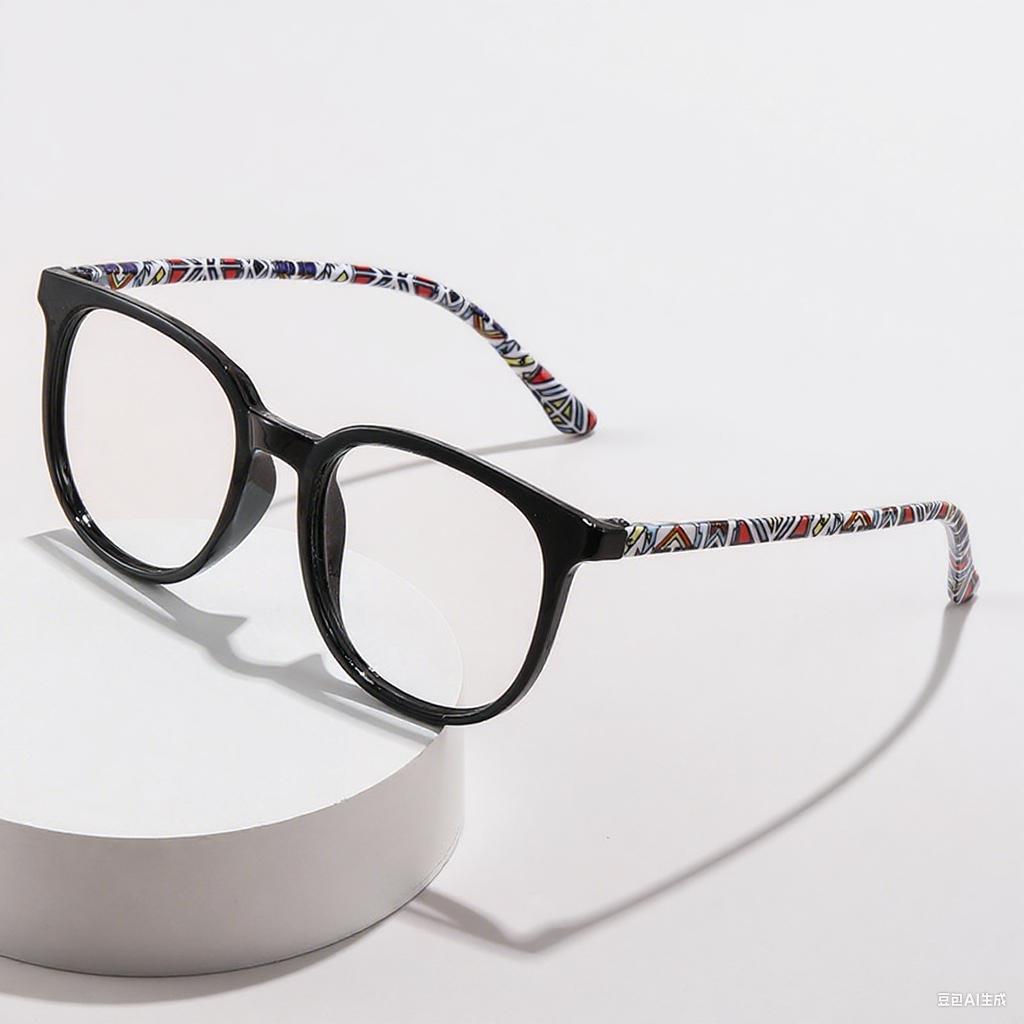 Ultralight Round Frame Reading Glasses for Women Men Blue Light Blocking Eyewear Oversize Retro Farsight Eyeglasses with Diopter