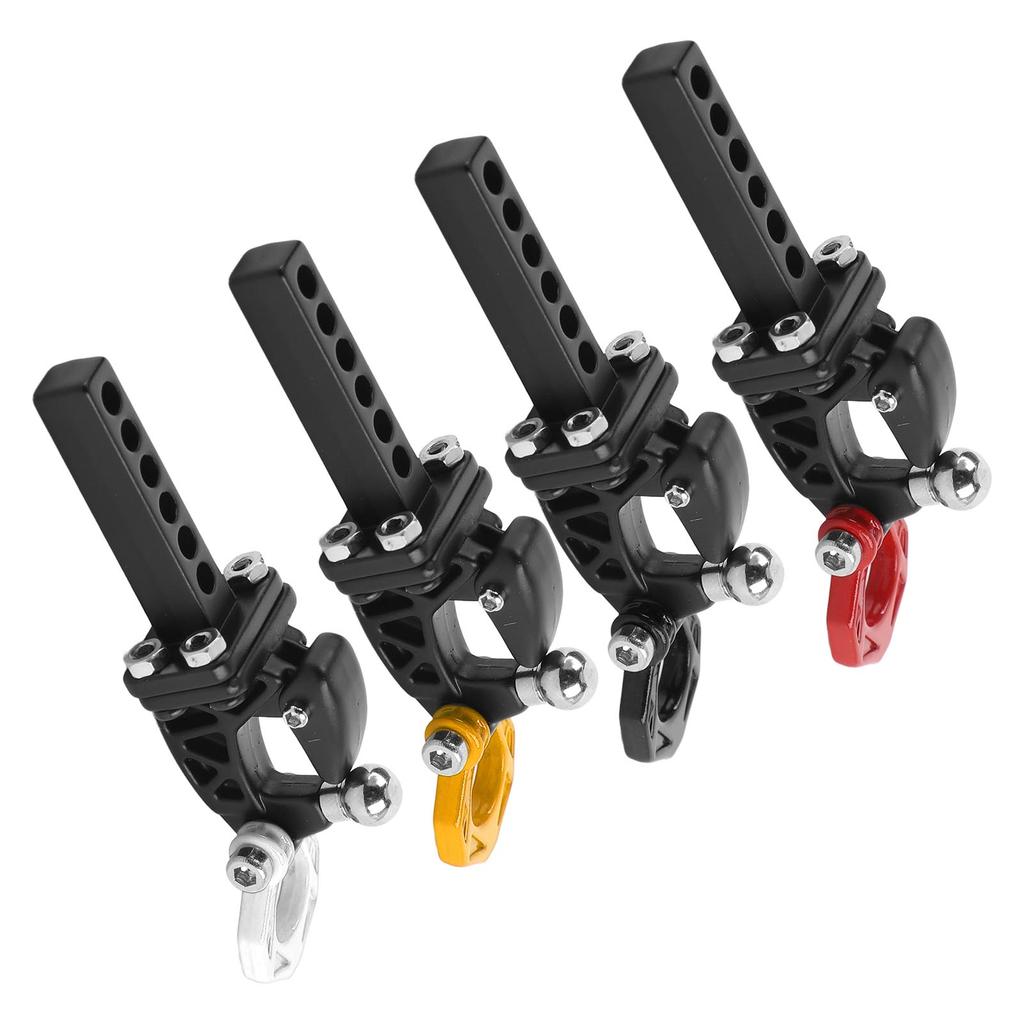 RC Trailer Hitch Tow Hook Aluminum Metal Trailer Hitch Receiver for SCX10 RC Crawler Accessories