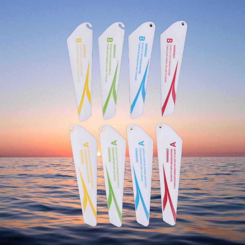 4Pcs Spare Accessories Rc Toy Parts 9Cm Spare Blades Fans For R/C Mini Helicopter Ch002 Ch023 Drone Copter Toys
