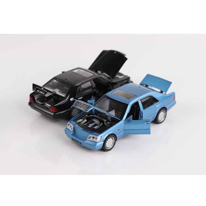 Mercedes-Benz S W140 1:32 Alloy Model Car Sound Light Pull-back Light Sound Alloy Vehicle Model For Children Boy