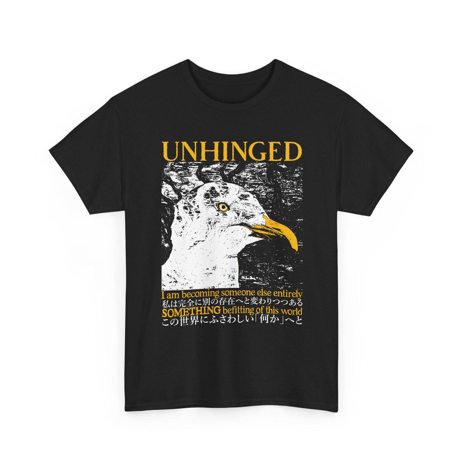 Unhinged Seagull Vintage Japanese T-Shirt S