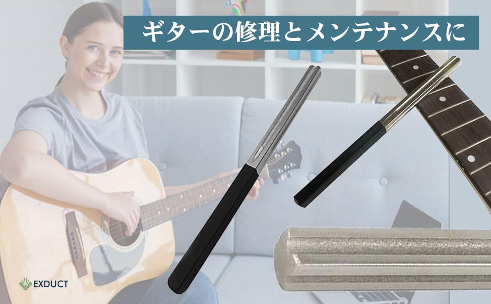 EXDUCT Guitar Fret File Polishing Dressing Metal File Fret Polishing Fret Wrap Guitar Bass Fret 3 Sizes 1mm 2mm 3mm Edge Guitar Maintenance