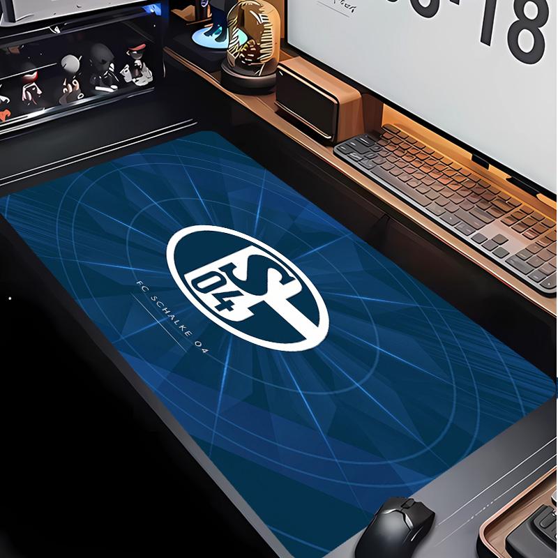 Tappetino per Mouse con Motivo Calcio Schalke 04 Non?Tappetino Mouse da Gioco Antiscivolo con Base in Gomma per Scrivania Ufficio Casa
