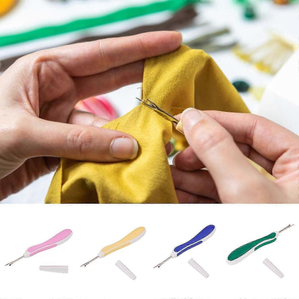 2 Pcs/Set Seam Rippers Thread Remover Easy to Use Sewing Tool Silicone Wire Remover for Needle Work