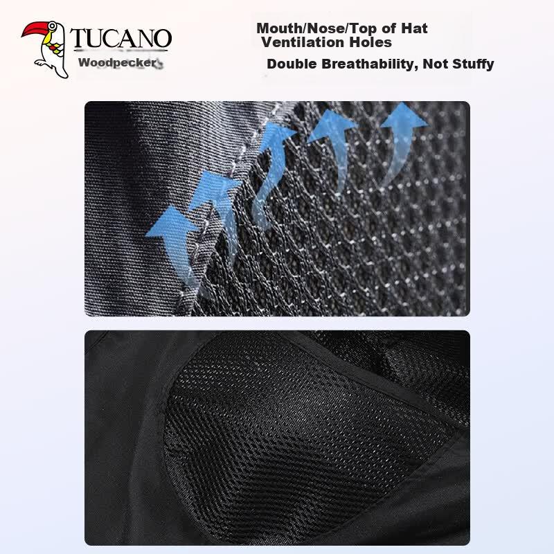TUCANO Sun Protection Hat for Men, Outdoor UV-Resistant Cycling Travel Fisherman Hat, Fishing Sun Hat, Sun Visor, Face Shield for Me