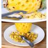 2pcs Stainless Steel Pineapple Clip Eye Peeler,Fruit Peeler Pineapple Corer Slicer Cutter Kitchen Knife Gadgets Pineapple Slicer