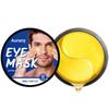 24K Gold Eye Mask & Green Collagen Gel Under Eye Mask, Hyaluronic Acid Eye Patches For Dark Circles, Fine Lines, Puffiness, Lift and Firm-60 Pcs