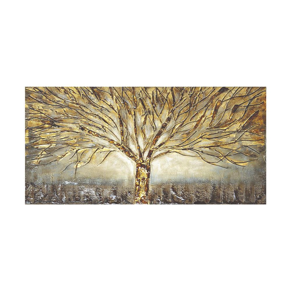 

Золотое Древо Жизни, картина маслом, постер и принты на холсте, абстрактные художественные картины, современное настенное искусство для украшения дома, гостиной 20x40cm