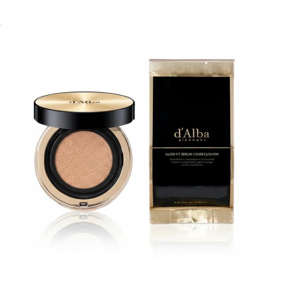 

d Alba Glow Fit Serum Cover Cushion Shade 23 Main Product + Refill