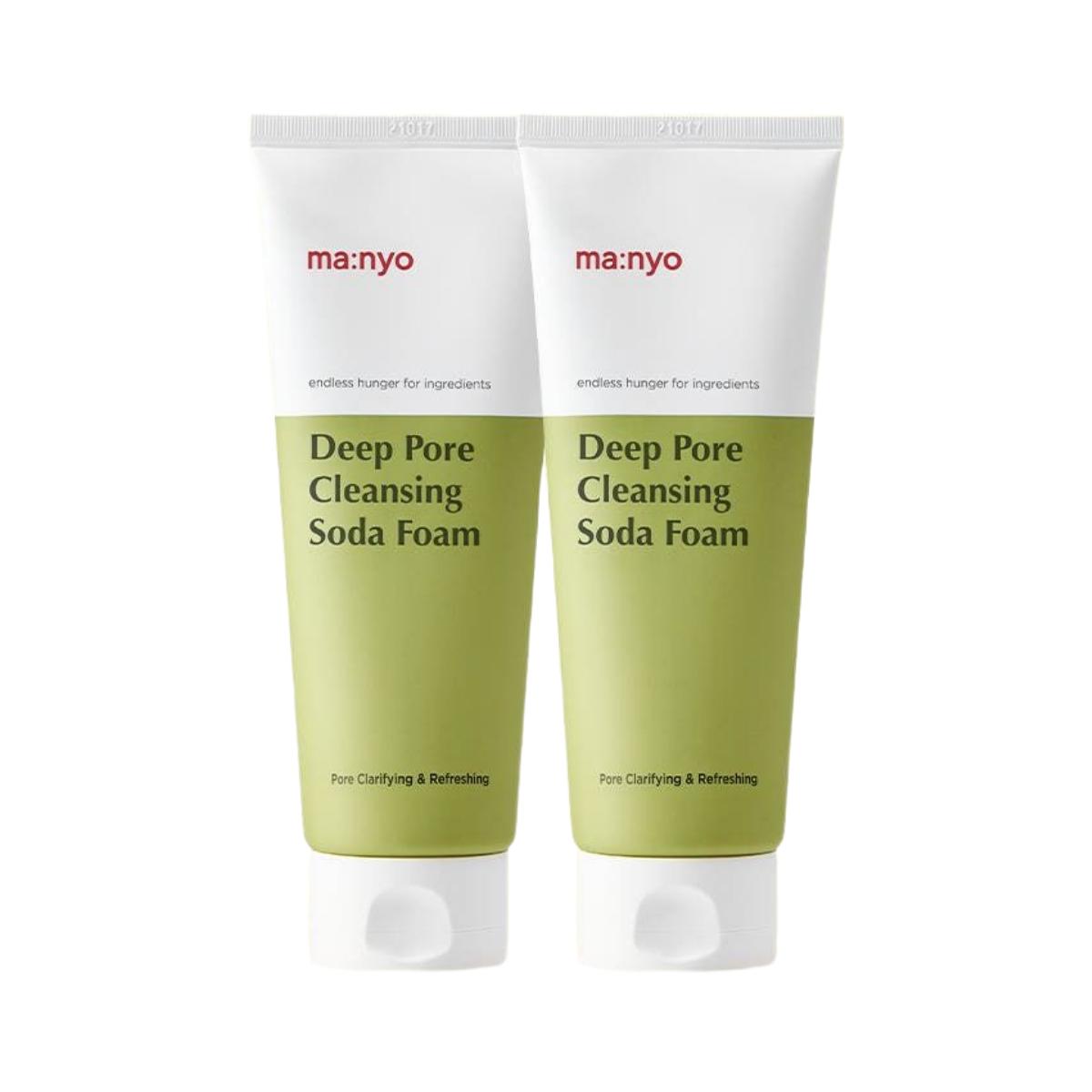ma:nyo Pure & Deep Cleansing Foam Pore Purifying Soda Foam 150ml Dual Pack