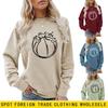 Cross-Border Casual Women's Long-Sleeve Game Day Sweatshirt - Simple Round Neck Design