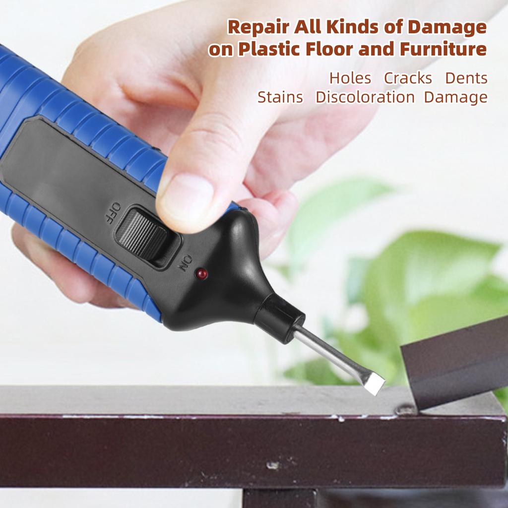 Tile Floor Scratch Repair Kit Tile Furniture Paint Wall Repair Kit with Heat Pen 11 Color Hard Wax Bars 5 Colors Touch