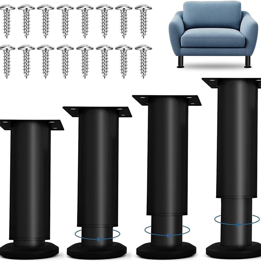 

4set Adjustable Furniture Feet For Bed Feet & Table Feet