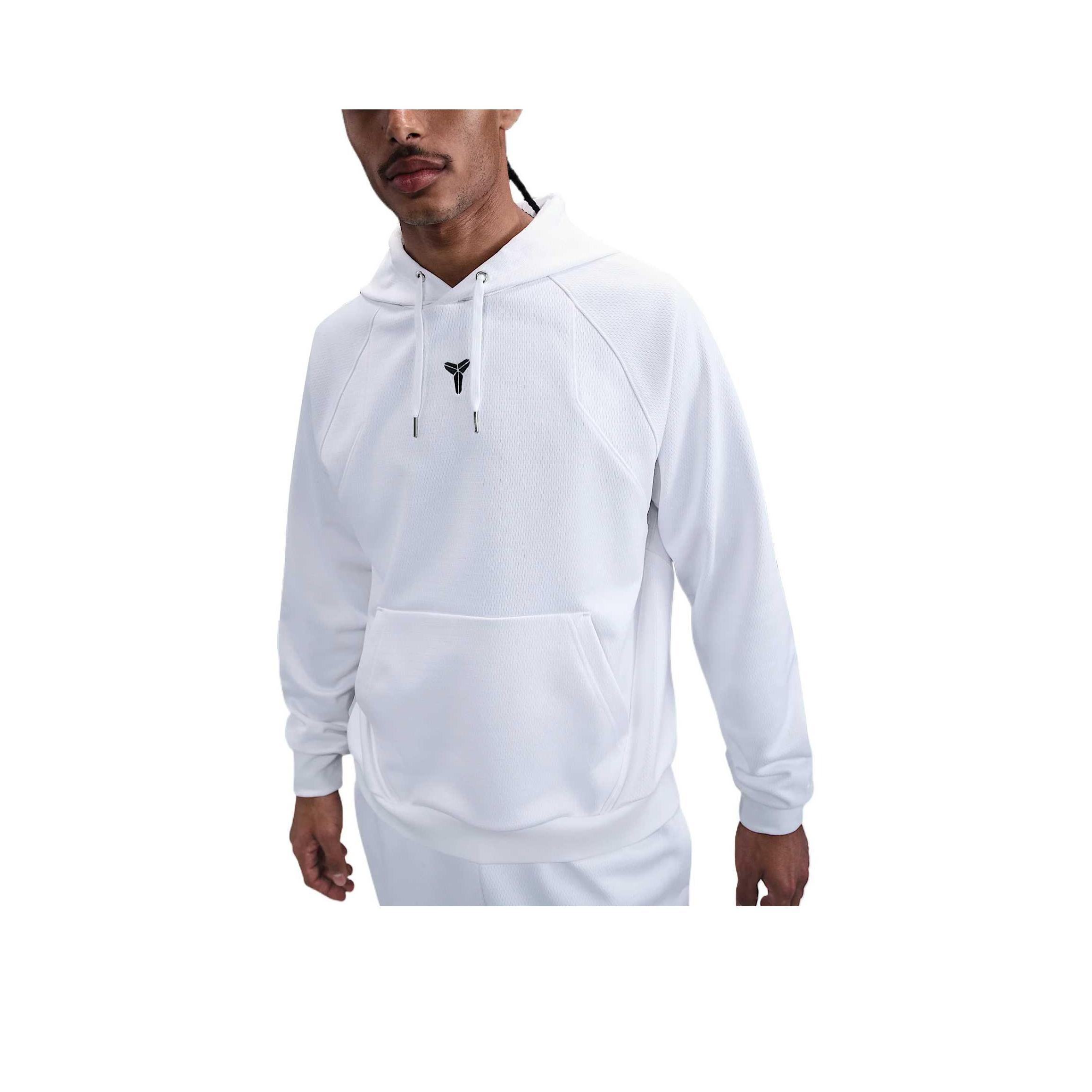 Nike Therma-Fit Swoosh Kobe Comfortable Fashionable Simple Versatile Hoodie Men hoodies White HJ8109-100 L