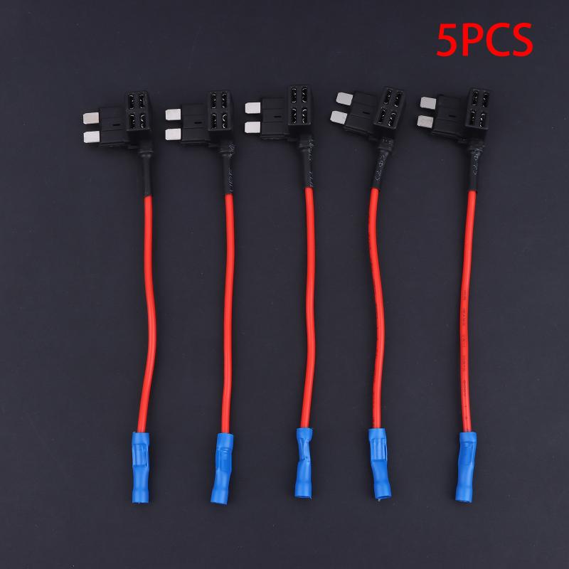 12V Fuse Holder Add-A-Circuit Tap Adapter Micro2 Mini Small Standard Atm Apm Blade Auto Fuse Car Fuse
