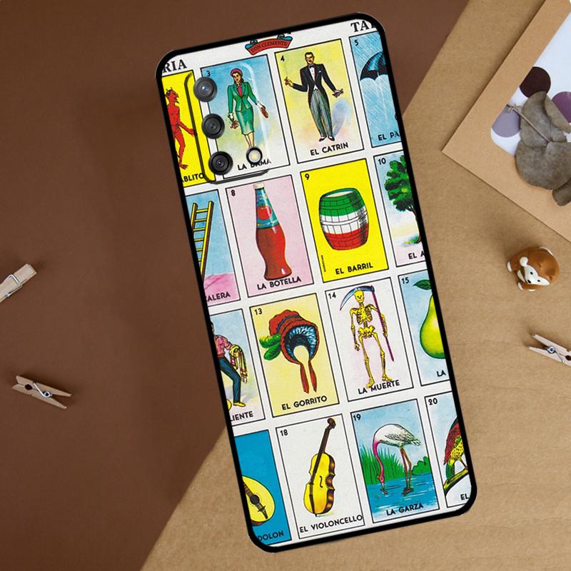 Mexican Bingo Loteria For Oppo A40 A60 A80 A74 A94 A54 A18 A38 A58 A78 A98 A16 A76 A96 A15 A57S A17 A77 Phone Case