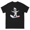 Great Dane Dog Snowboarding Fun Snowboard Design T-Shirt
