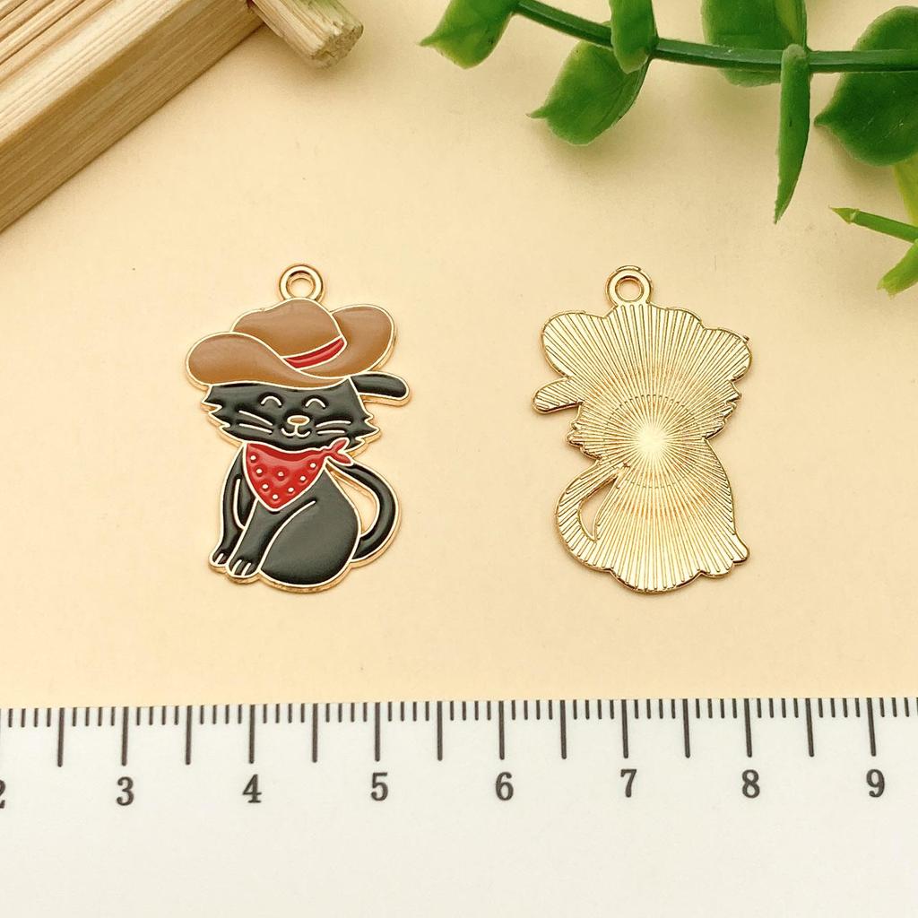 Western Cowboy Hat Boots Keychain with Horse Pendant