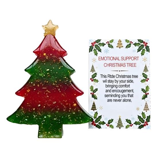Christmas Gingerbread Doll Ornament Set Legend of Emotional Support Gingerbread Man Figurine Craft Holiday Decoration