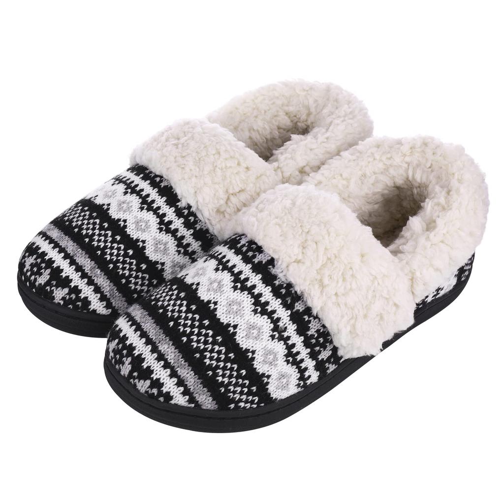 Fashion Litfun Warm Cotton Slippers For Women Men Fluffy House Fur Slippers  Indoor Flats Slip-on Soft Slippers Couple House Mute Slides
