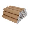 12 Pcs Round Paper Tubes Poster Storage Tubes Multipurpose Mailing Poster Paper Tubes with Plastic Lid