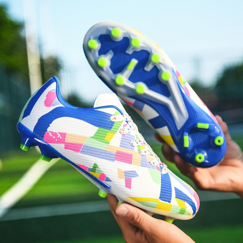 Spike football shoes men's low-top artificial flat broken nails youth shoes competition training shoes