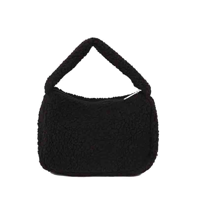 Plush Bag, Net Red, The Same Large Capacity Lady's Portable Wool Bag, Cashmere