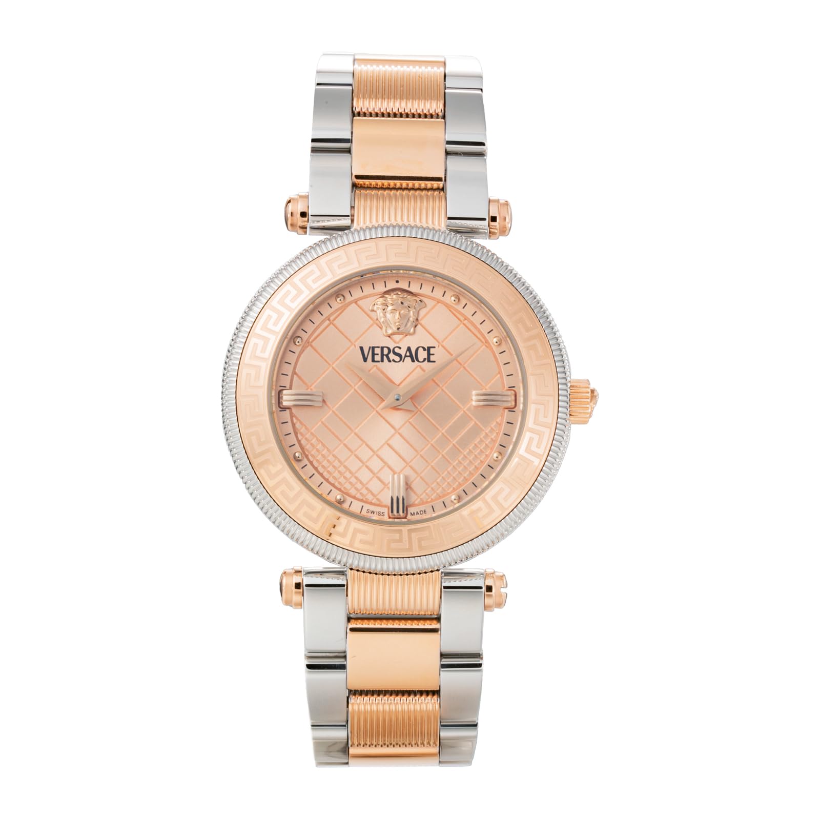 

Greca Revue VE8B00424 Silver Watch [Versace] Women s [Used] рожевий